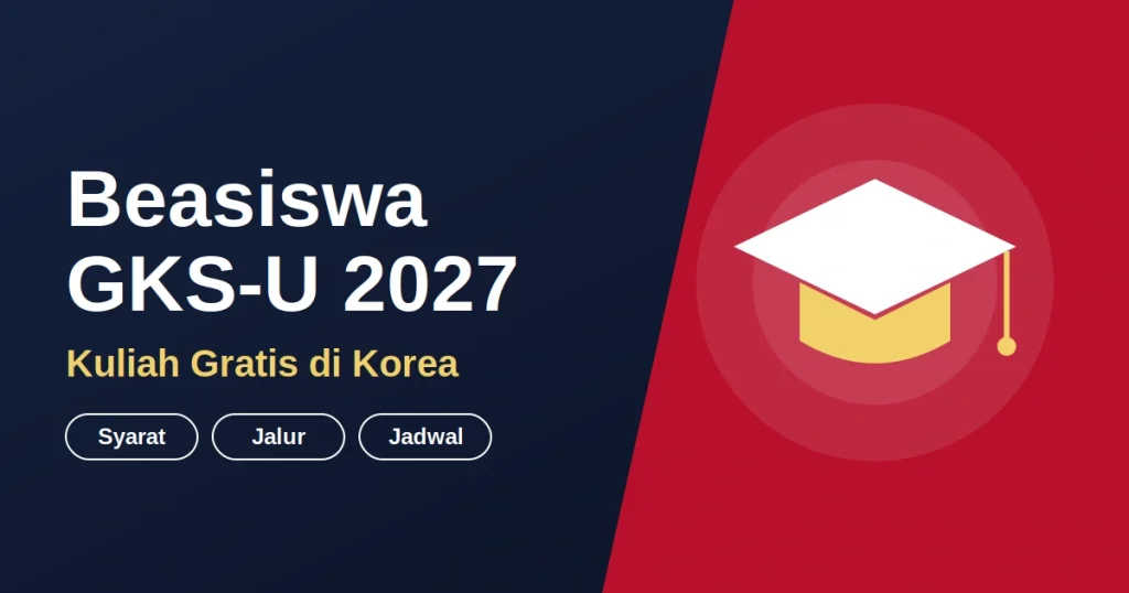 Beasiswa GKS-U 2027: Kuliah Gratis di Korea, Ini Syaratnya